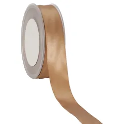 Double Faced Satin Ribbon; Caramel